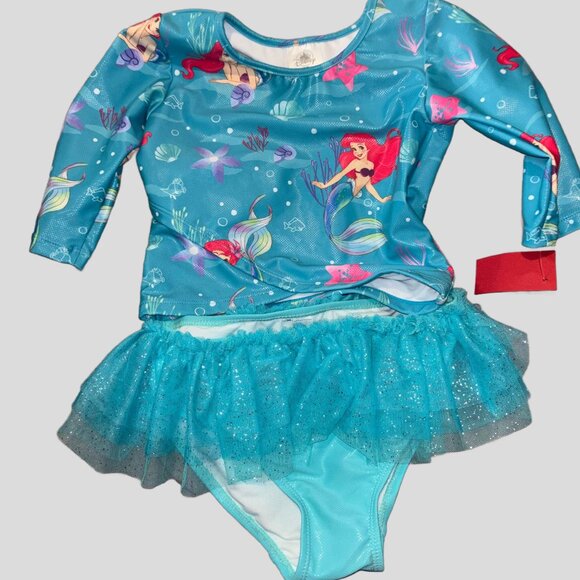 Disney Little Mermaid Swimsuit | Size 7/8 | UPF 50+ - Picture 1 of 6